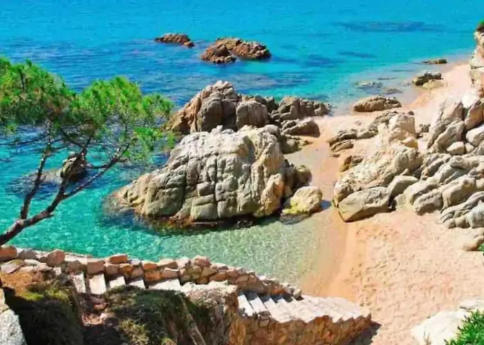 En Puerto Con Terraza Y Vistas Al Mar Daire Platja d'Aro